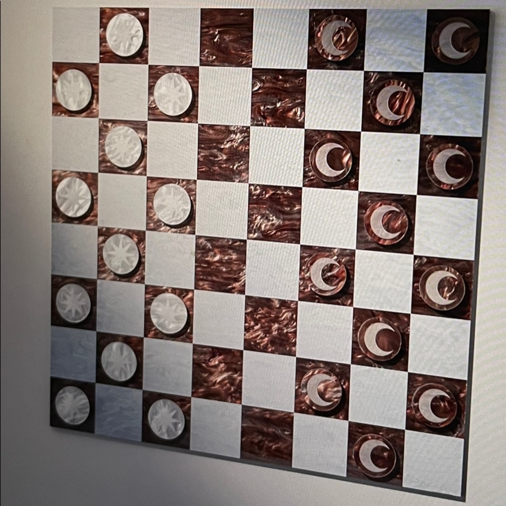 NIB Acrylic Checkers
